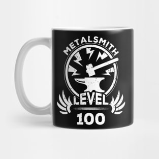 Level 100 Metalsmith Gift For Metalsmith Mug